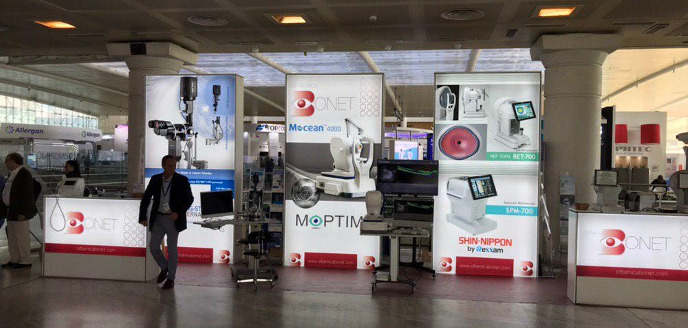 Stand Oftálmica Bonet en feria internacional